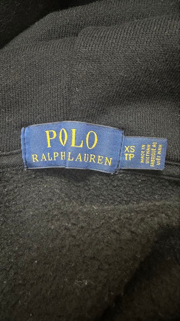 Polo Ralph Lauren 黒パーカー XS