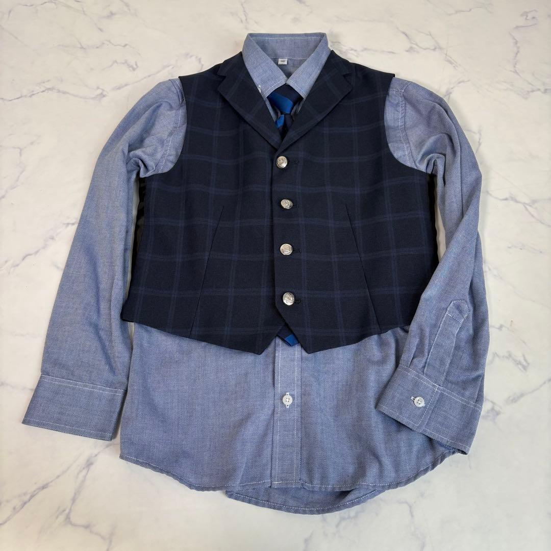 新品 140 ワンダーファクトリー 男の子 キッズフォーマル ６点セット