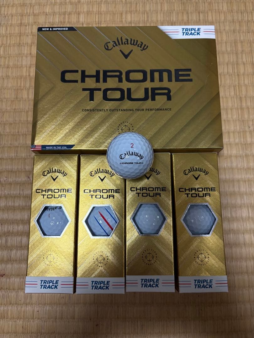 Callaway Chrome Tour ゴルフボール 24個 箱ありなし
