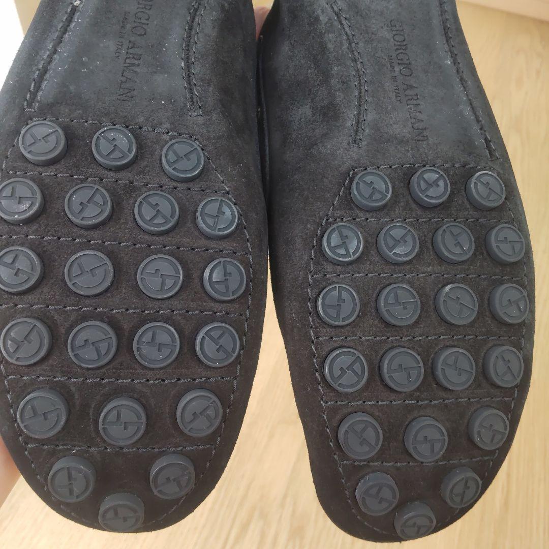 GIORGIO ARMANI (ジョルジオアルマーニ) ドライビングシューズ 黒