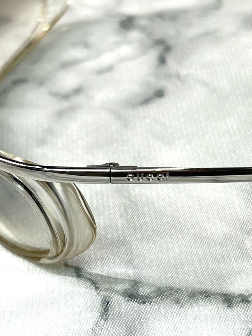 GUCCI グッチ サングラス メガネ GG1423/S サイドロゴ シルバー