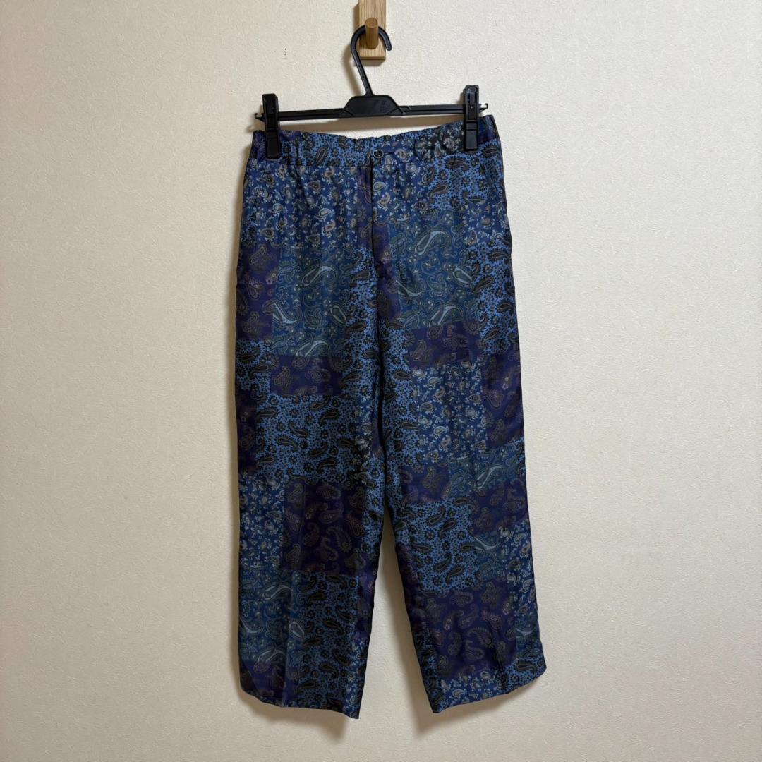 ETRO シルク100％ ペイズリー パンツ