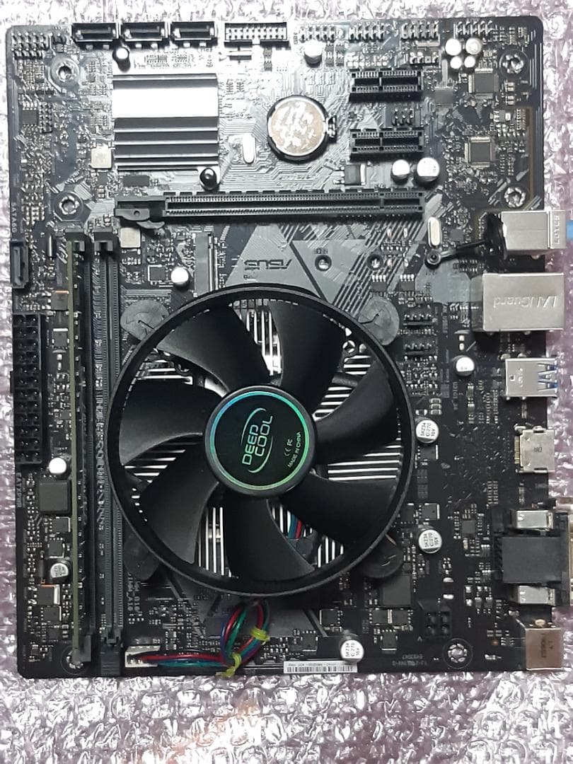 INTEL　第9世代CPU（i5 9400）MB・メモリーセット　bios確認