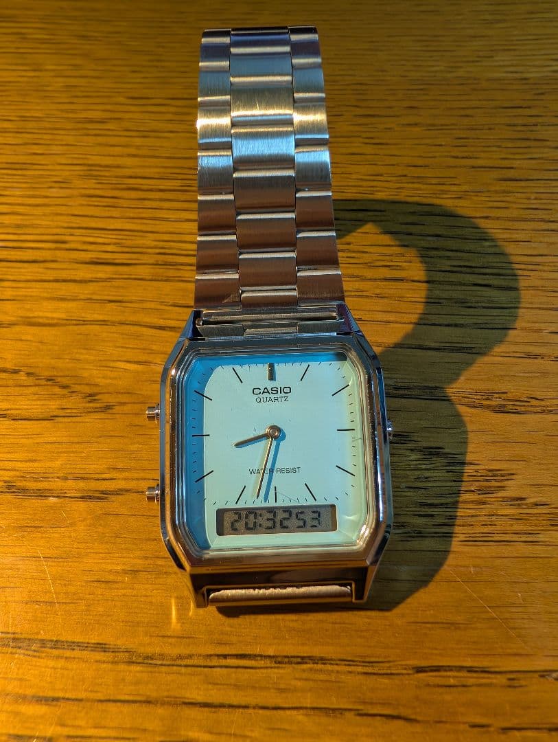 CASIO AQ-230 ターコイズ色