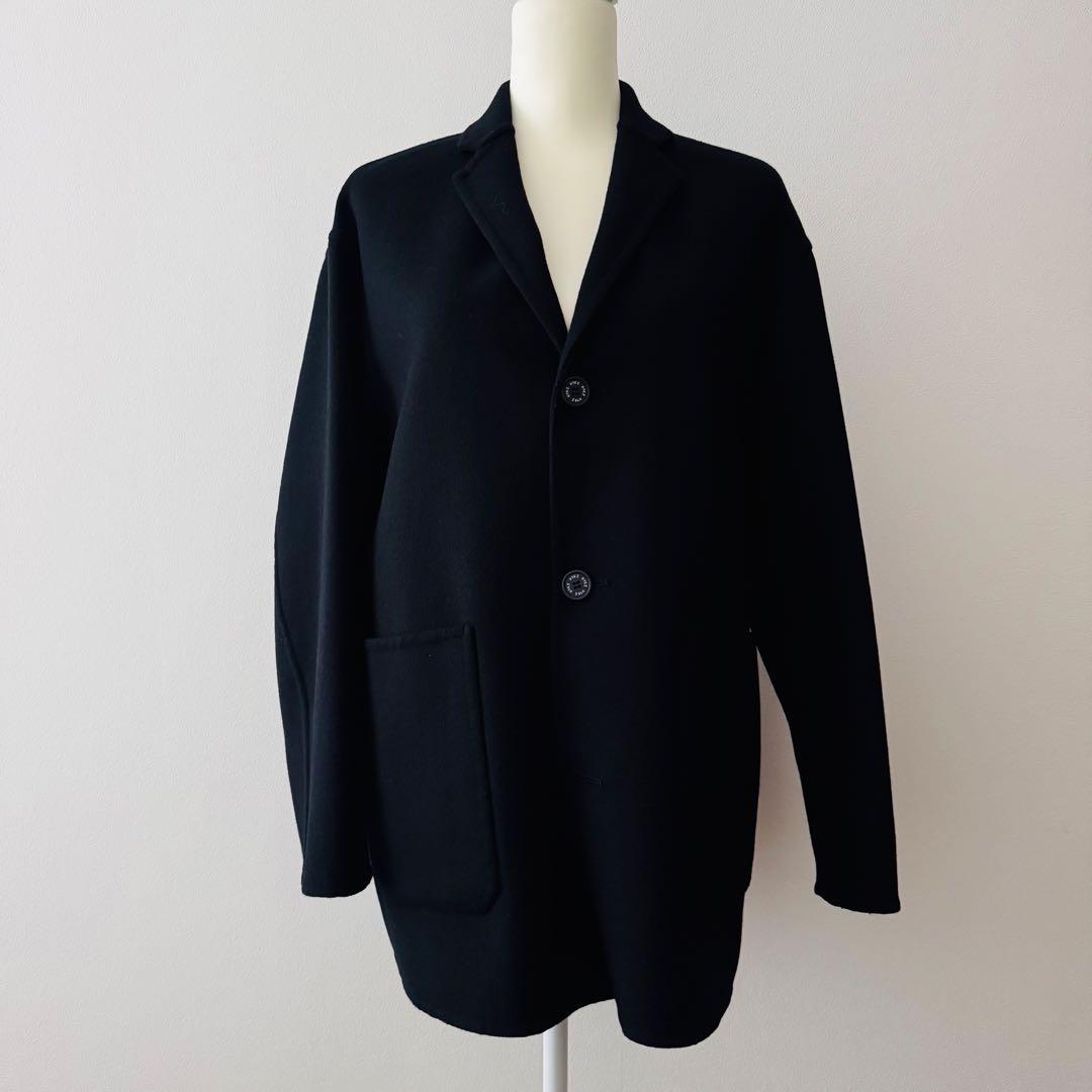 【ＵＡ別注】＜HYKE＞ショップ コート ブラック サイズ３