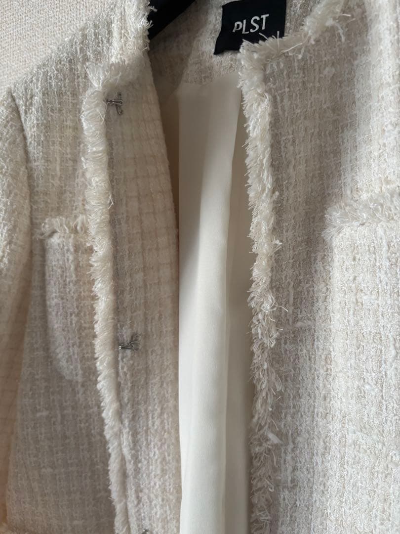 PLST L ツイードジャケット