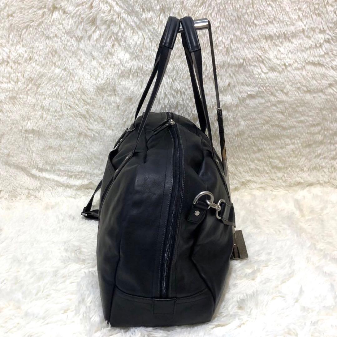 新品同様✨コーチ ボストンバッグ　 ショルダーバッグ　 レザー　2wayブラック