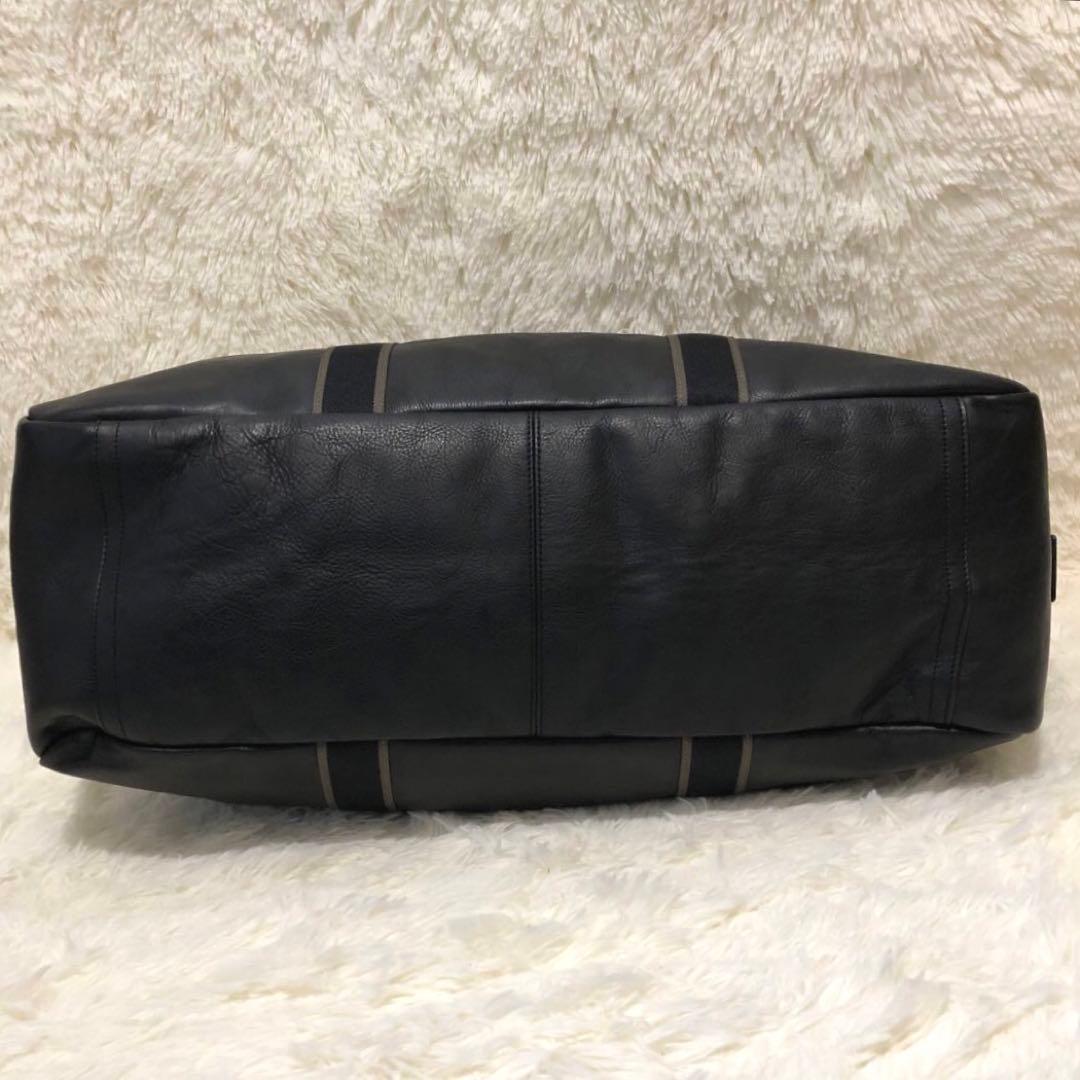 新品同様✨コーチ ボストンバッグ　 ショルダーバッグ　 レザー　2wayブラック