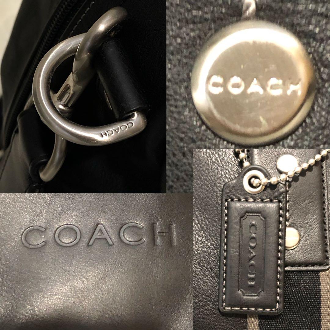 新品同様✨コーチ ボストンバッグ　 ショルダーバッグ　 レザー　2wayブラック