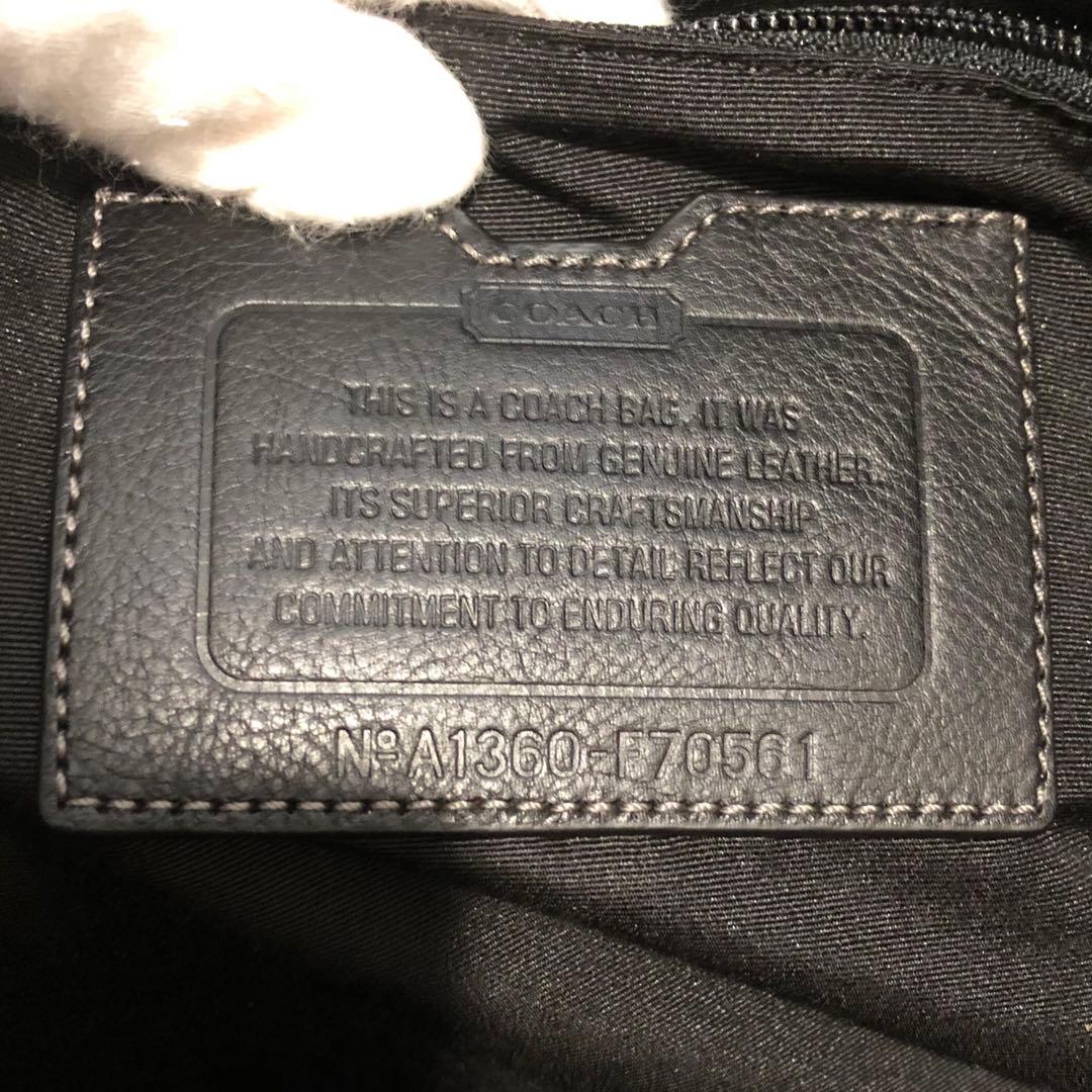 新品同様✨コーチ ボストンバッグ　 ショルダーバッグ　 レザー　2wayブラック