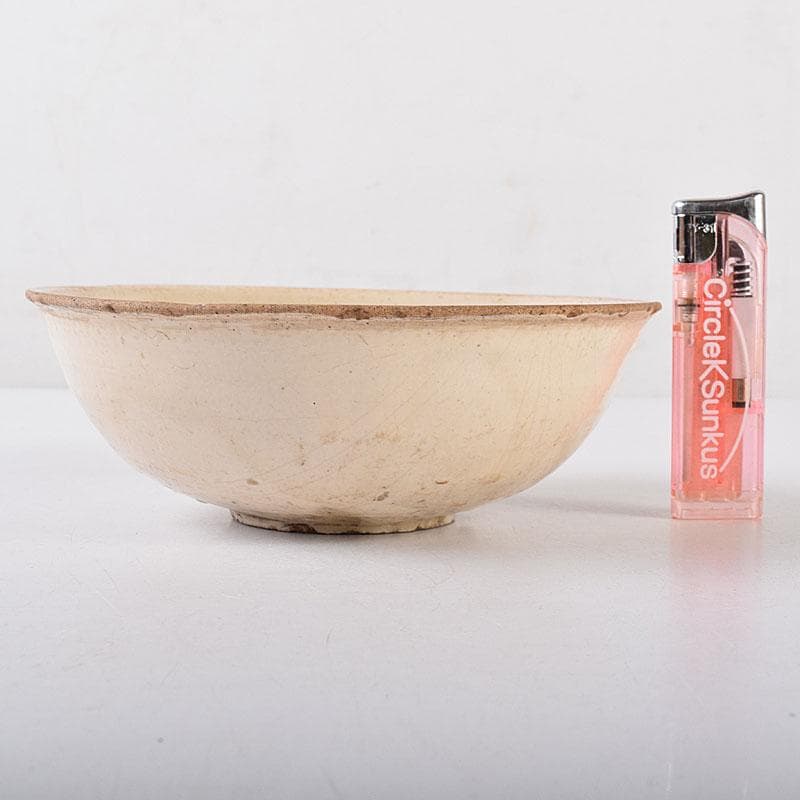 朝鮮美術　李朝　高麗白磁　茶碗　M　R8644