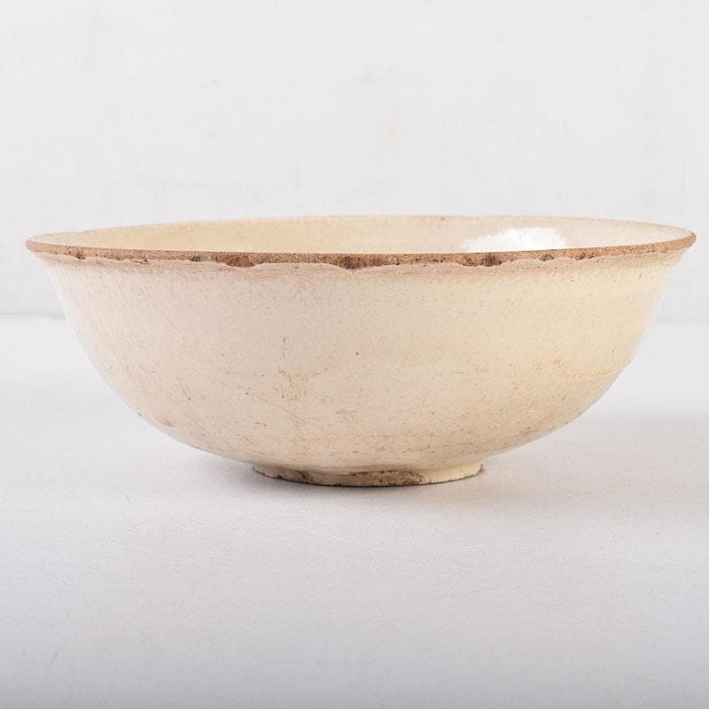 朝鮮美術　李朝　高麗白磁　茶碗　M　R8644