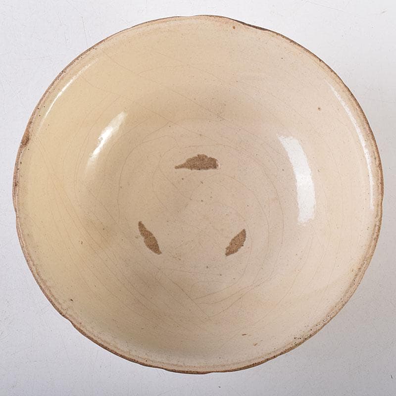 朝鮮美術　李朝　高麗白磁　茶碗　M　R8644