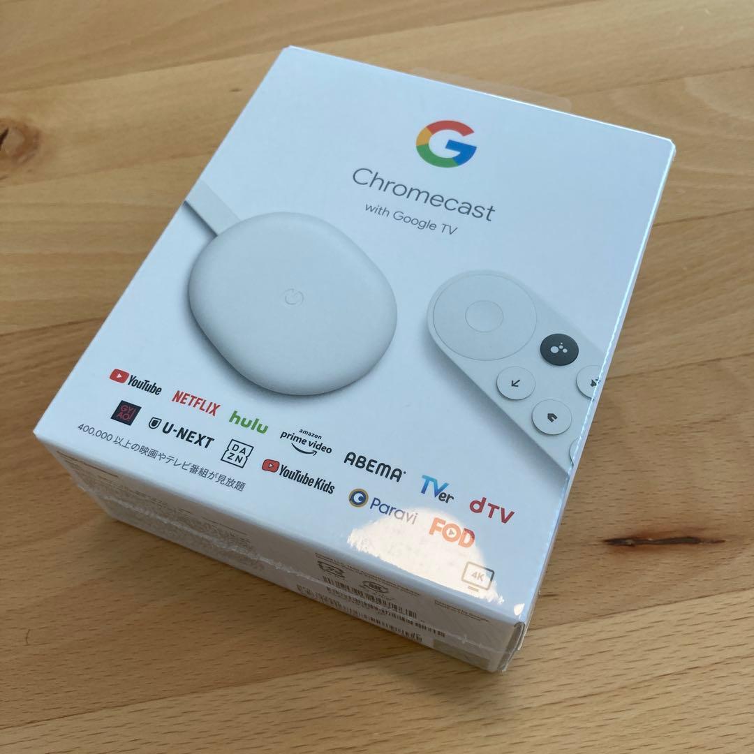 【新品未開封】 Chromecast with Google TV 4Kモデル