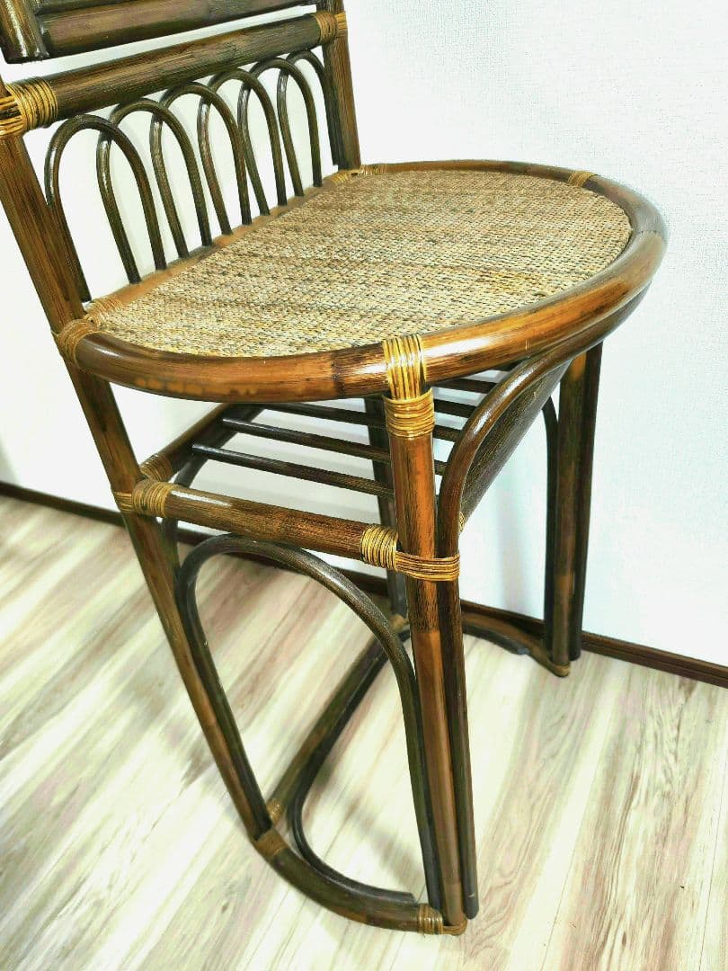 アンティーク家具　ラタン　チェア＆ドレッサー　　☆送料込み☆