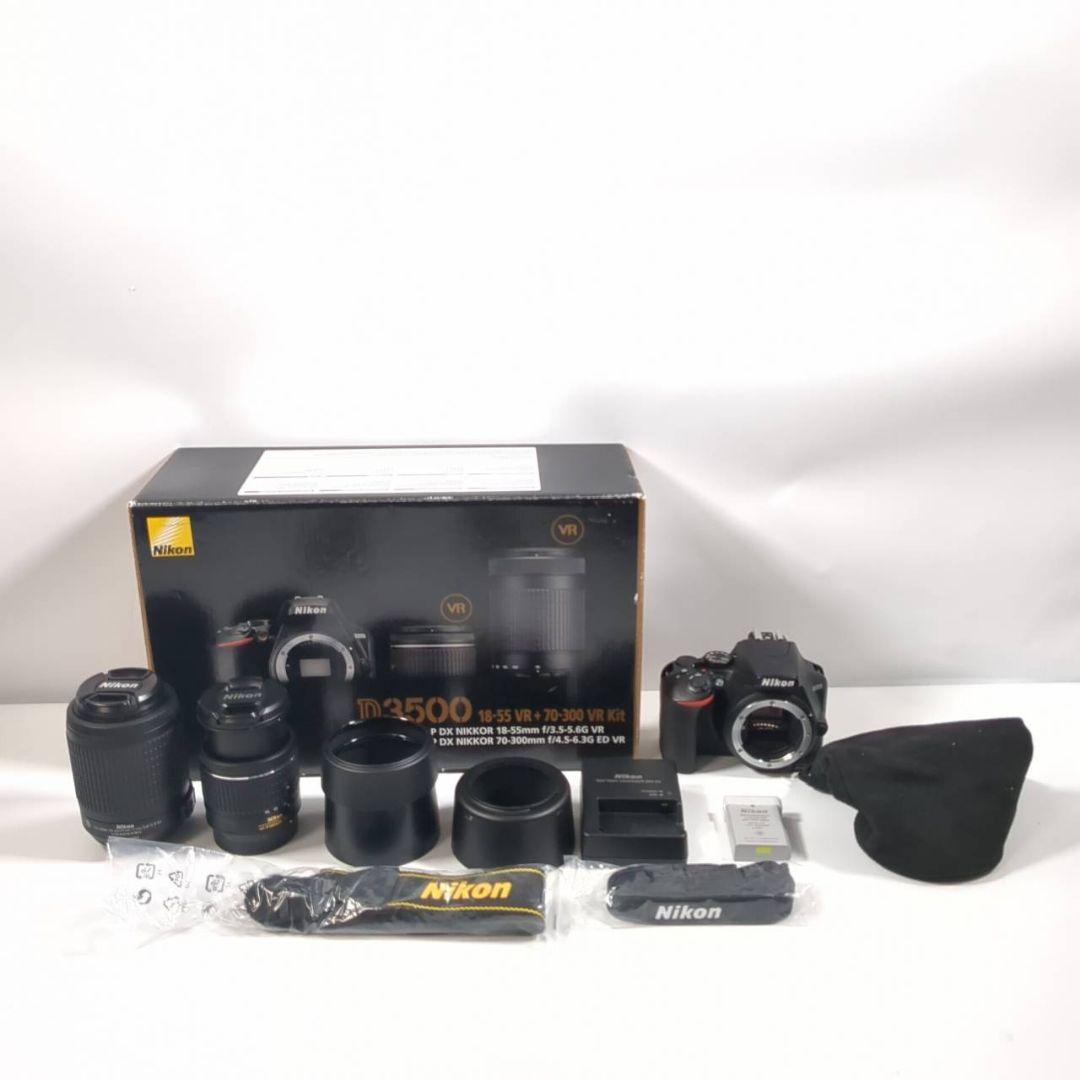 美品 Nikon D3500 ダブルズームキット ニコン