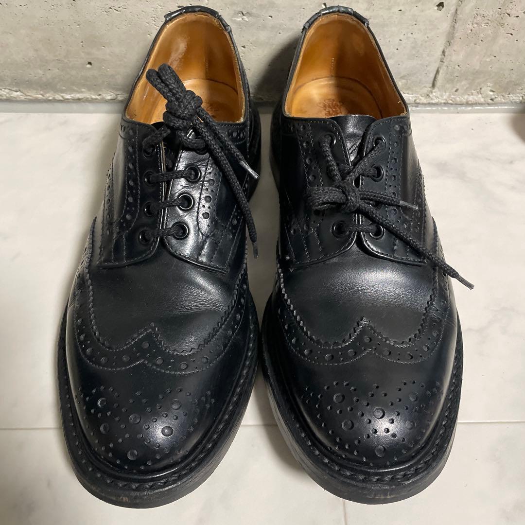 F*T様 トリッカーズ フルブローグ 黒 ダイナイトソール UK8.5（約26.