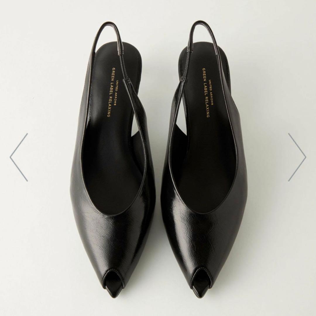 【まぁ様】ポインテッド オープントゥ(4cmヒール)