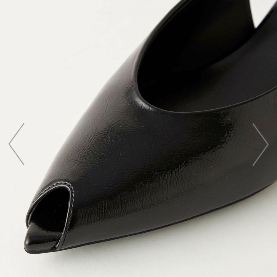 【まぁ様】ポインテッド オープントゥ(4cmヒール)