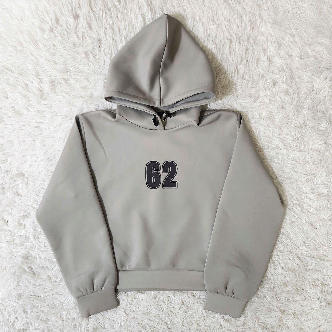 極美品 cuarto united フード付ナンバリングパーカー スカートセット