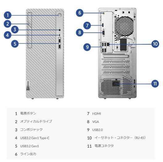 【Lenovo】IdeaCentre Tower 14IRR9 i7-14700