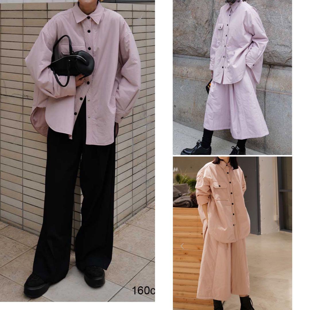 MACHATT 25AW パファーシャツ ピンク