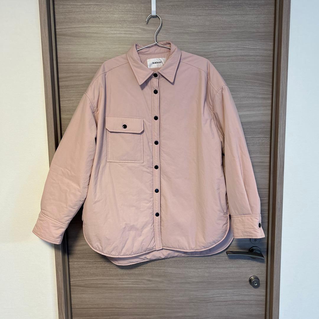 MACHATT 25AW パファーシャツ ピンク