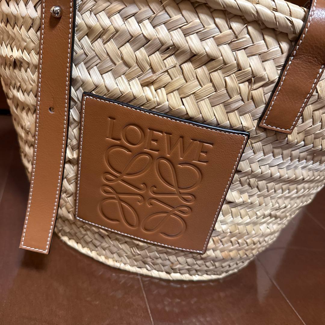 LOEWE ロエベ ブラウン カゴバックM