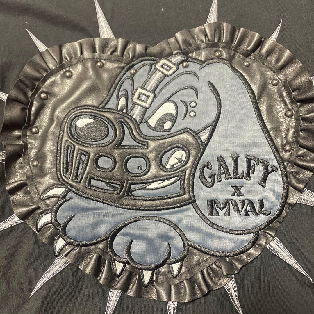 や*読様 IMVAL×GALFY ガルフィー　Tシャツ　ブラック