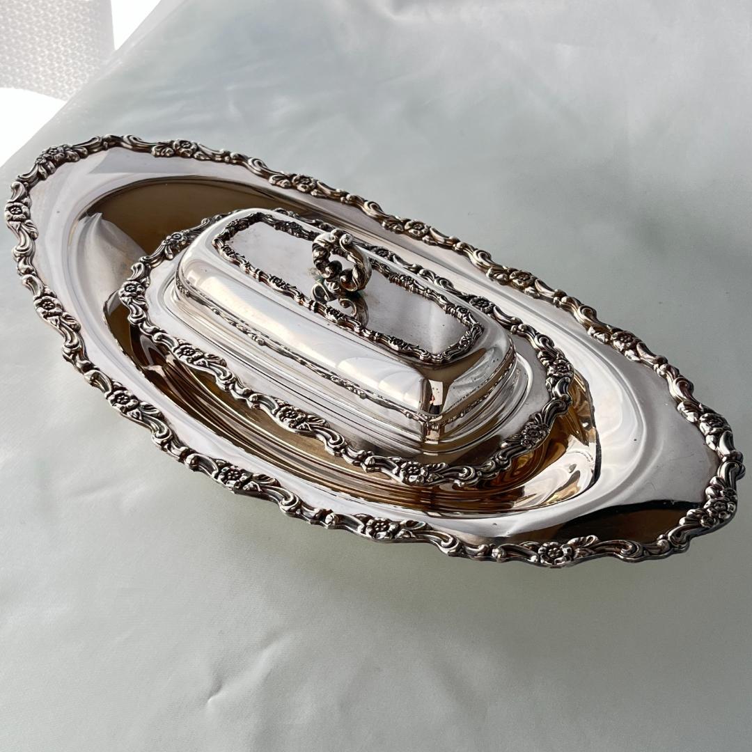 【WM.A. Rogers】バターディッシュ / ブレットサーバー