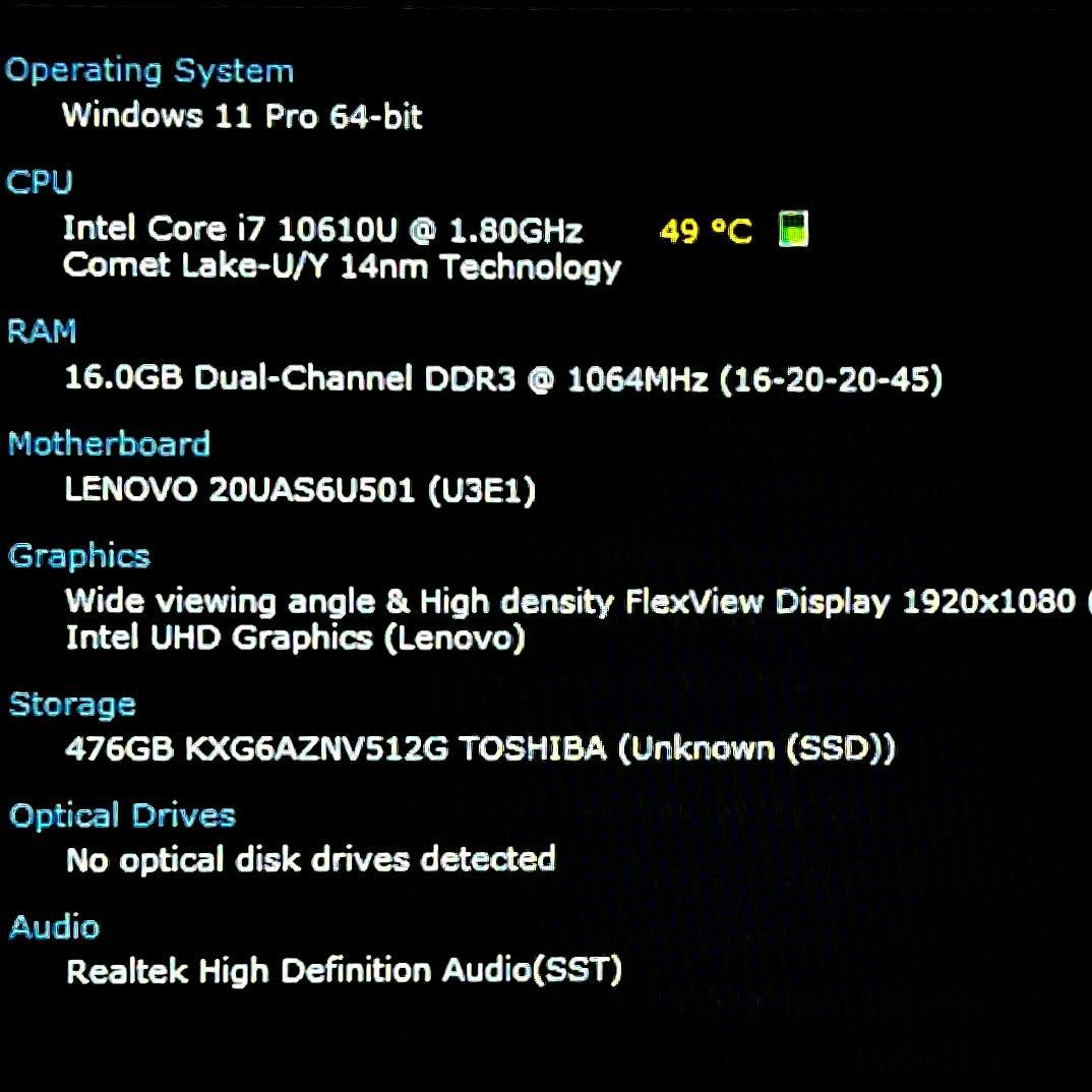 2021◇優良美品◇ラッグシップモデル！ Lenovo ThinkPad X1