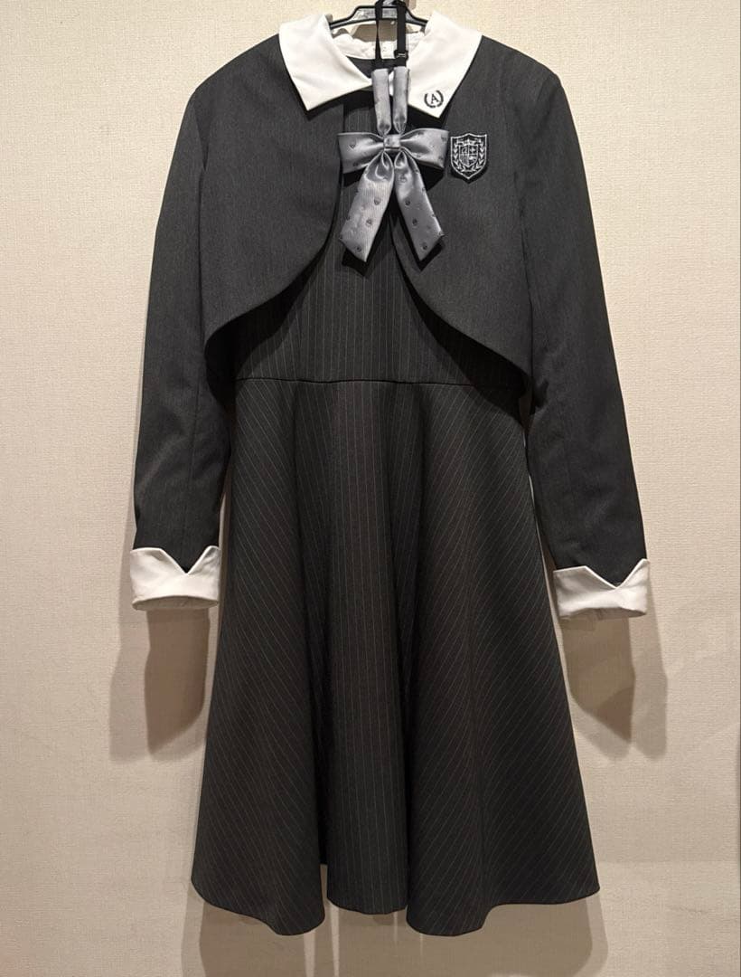 arisana セットアップ 4点セット 160cm ボレロ＋ワンピース グレー