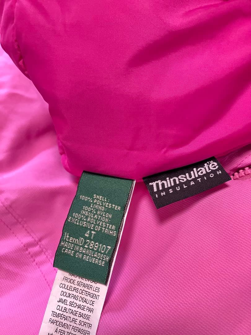 極美品♦︎L.L.Bean スノースーツ 4T 110中綿入り 防寒 防水