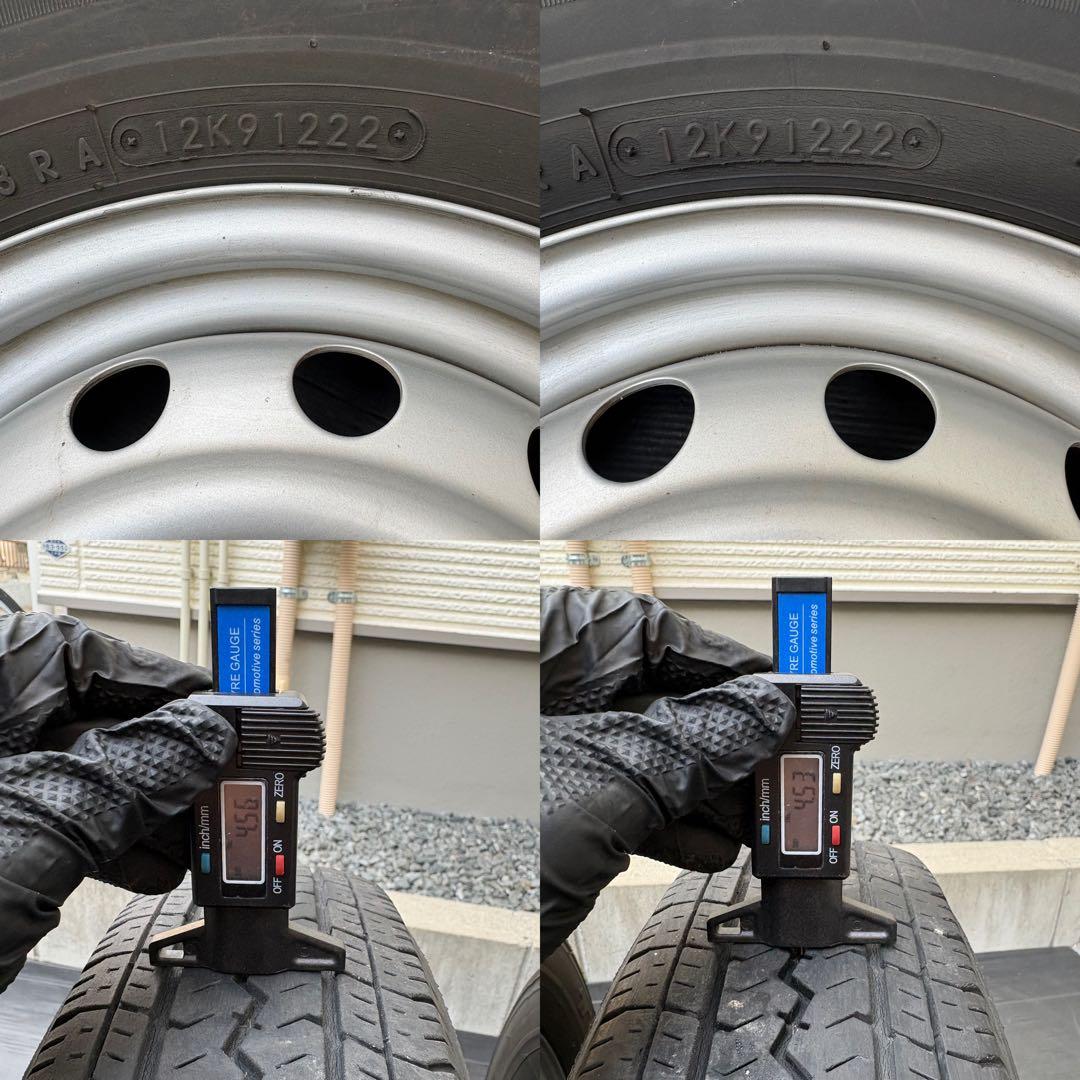 軽バン軽トラ ジャンク ミニキャブTOYO 145R12 6PR ２本送料込み⛰️