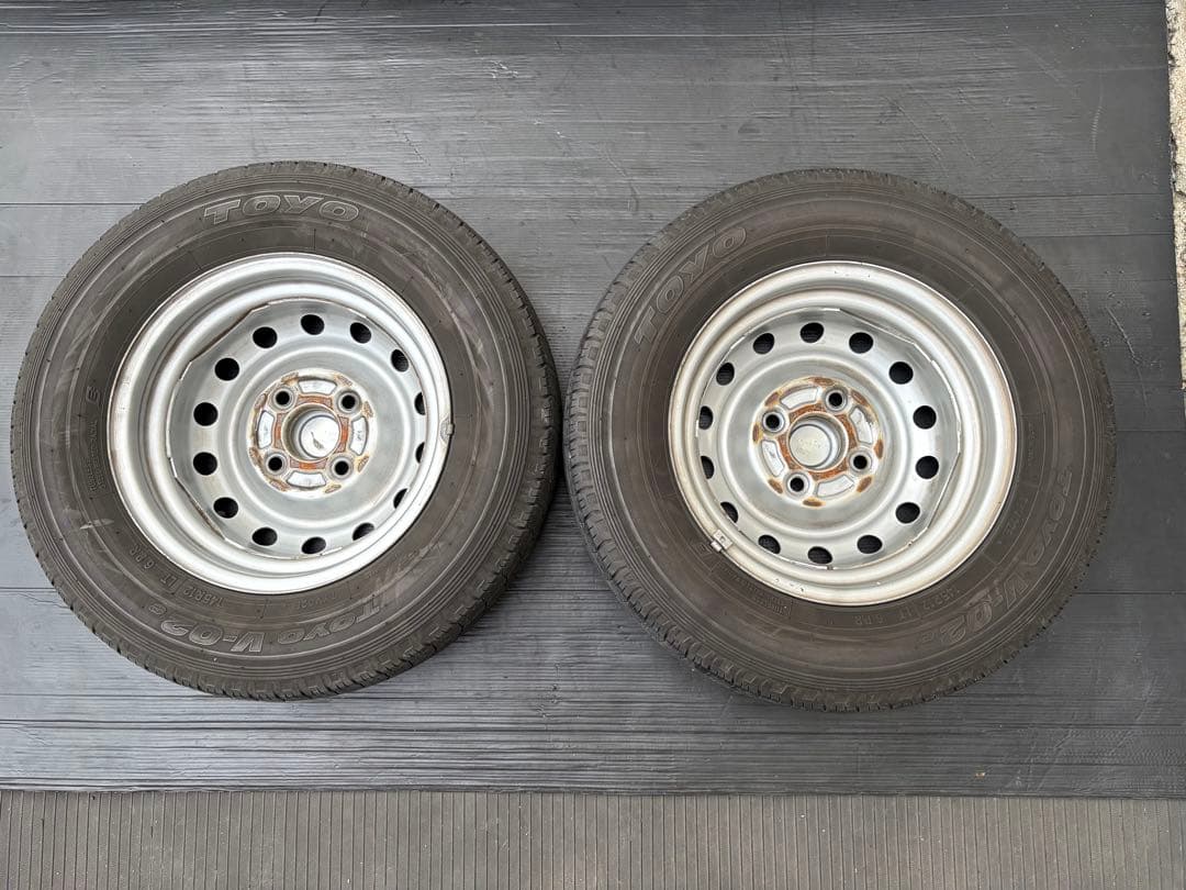 軽バン軽トラ ジャンク ミニキャブTOYO 145R12 6PR ２本送料込み⛰️