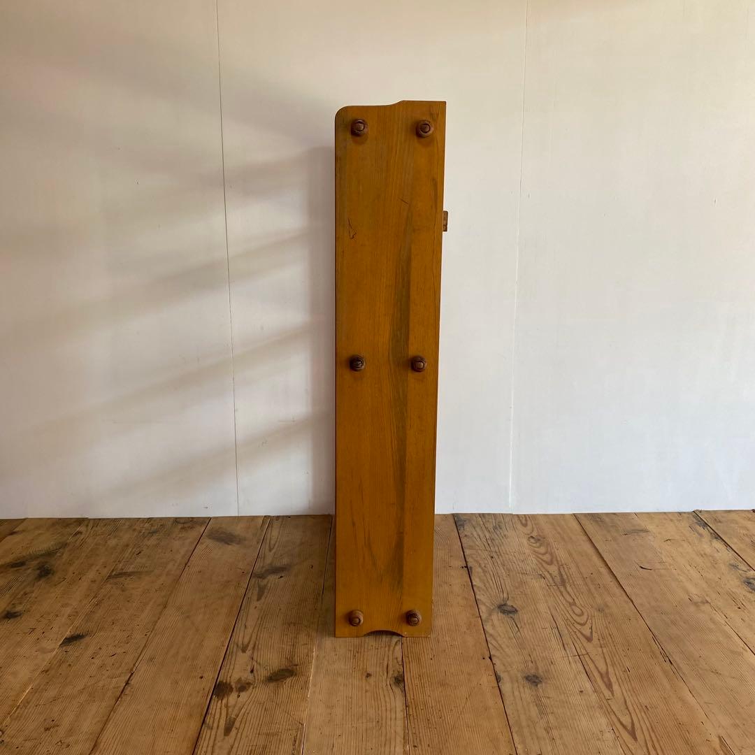 アンティーク オープンラック 本棚 木ネジ式 無垢材 透かし彫り z929