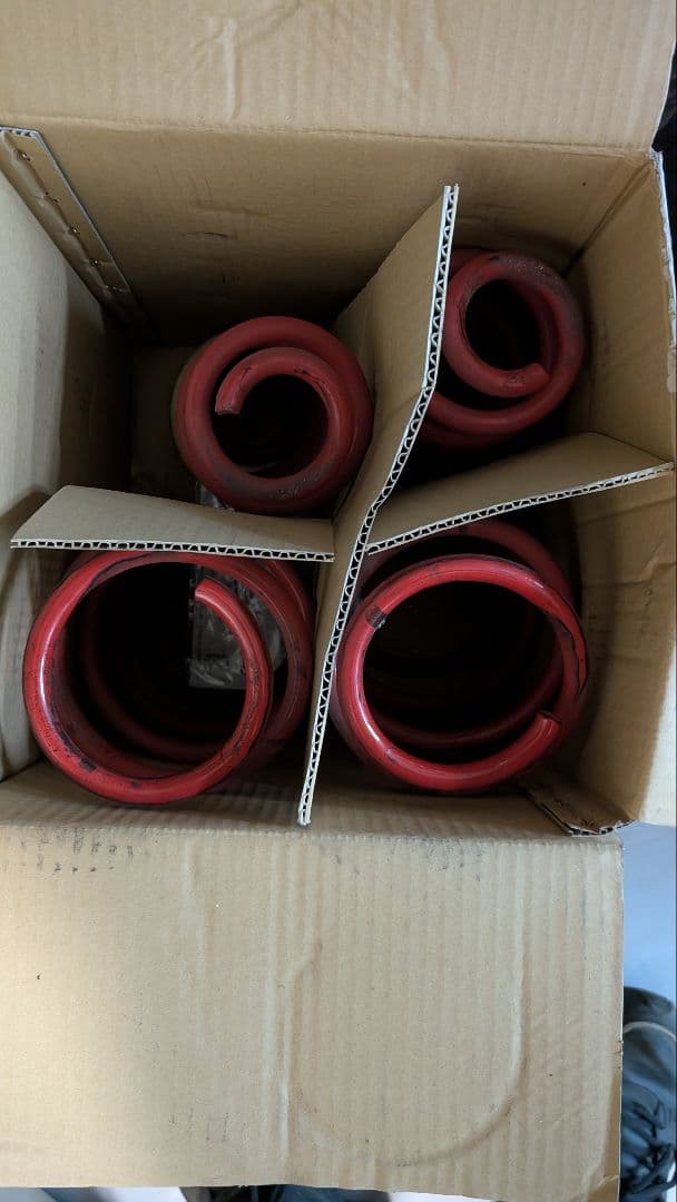 20アルファード！NF210 KIT 赤 スプリングセット ANH20WNK