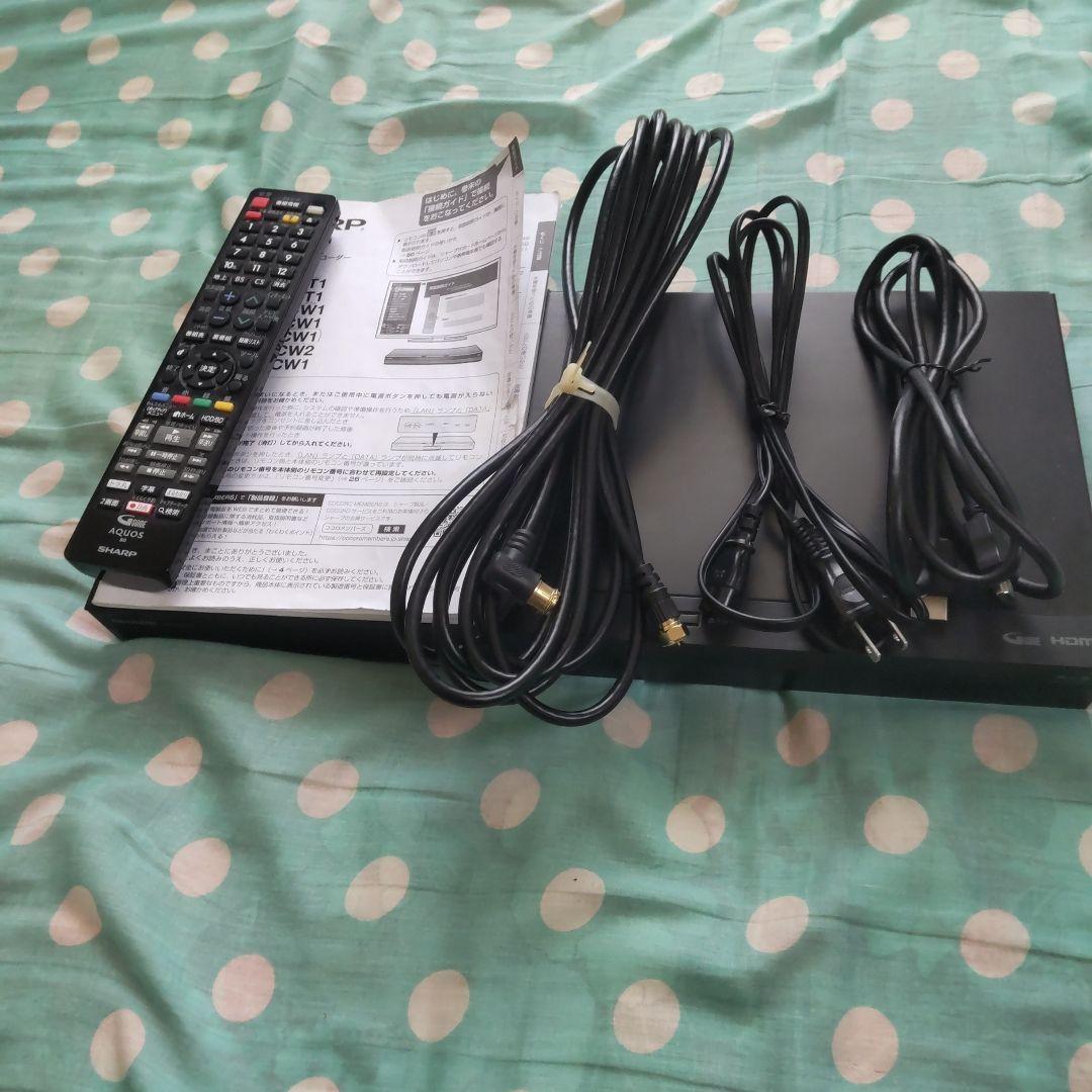 ブルーレイレコーダー スリム ブラック シャープ2B-C10CW1中古