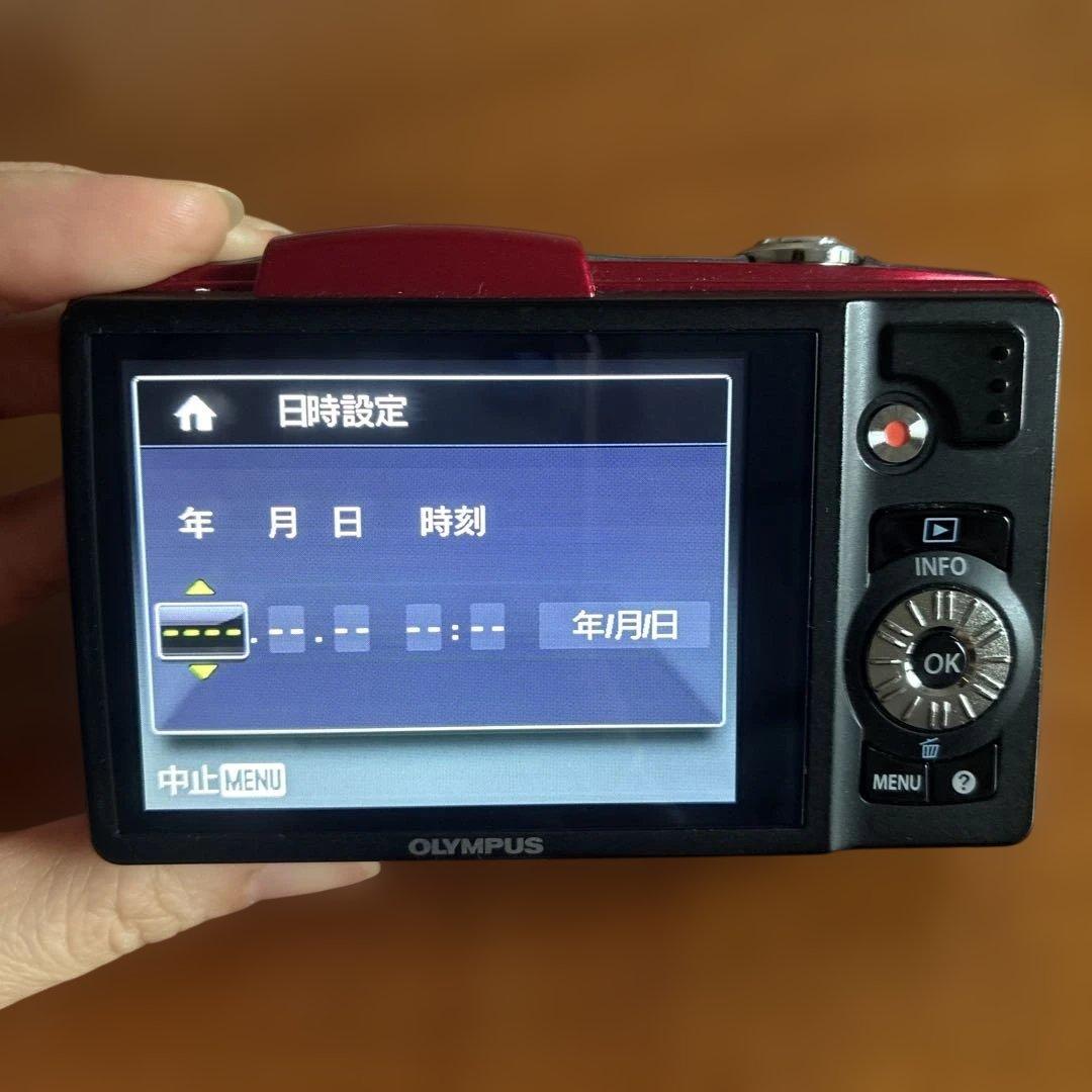 【美品】OLYMPUSデジタルカメラSZ-20 RED赤
