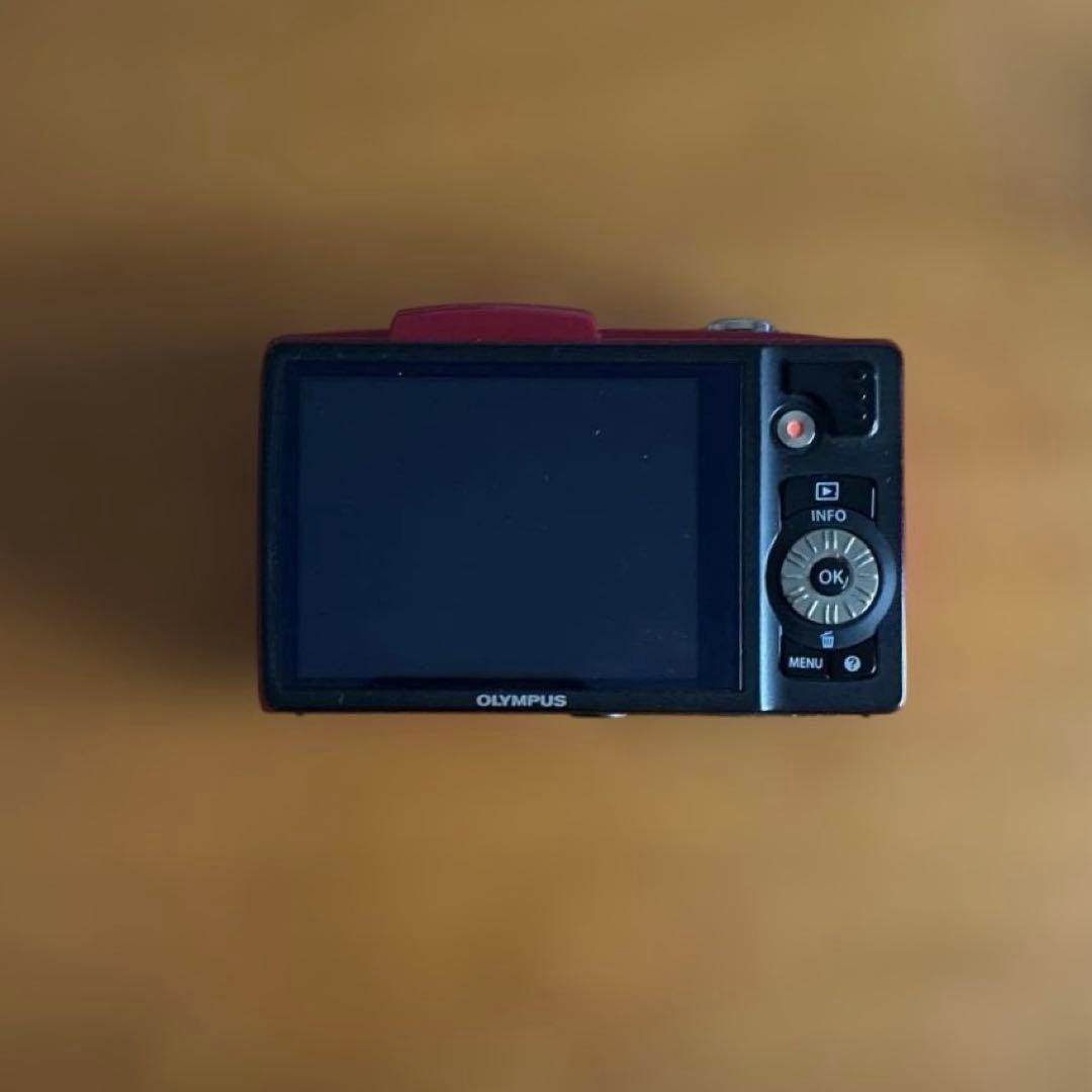 【美品】OLYMPUSデジタルカメラSZ-20 RED赤