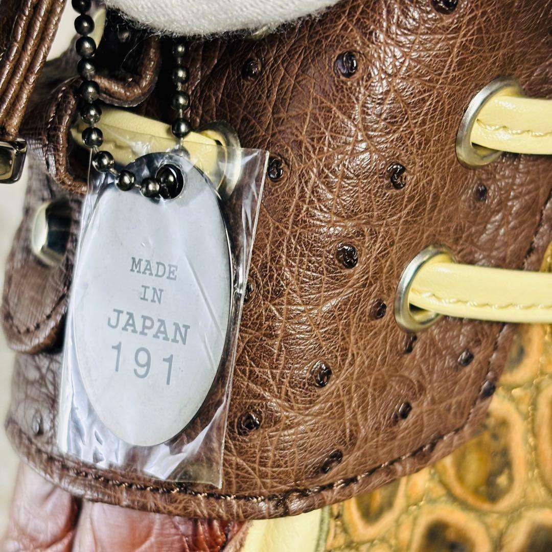 JRA クロコダイル　ハンドバッグ　オーストリッチ　ラージクロコ　スモールクロコ