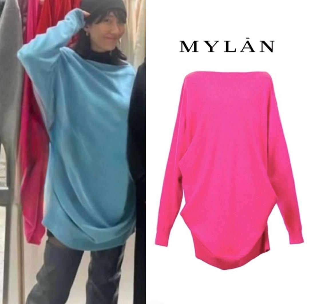 Riri様3点おまとめ マイラン 最高級カシミヤニットワンピース ピンク