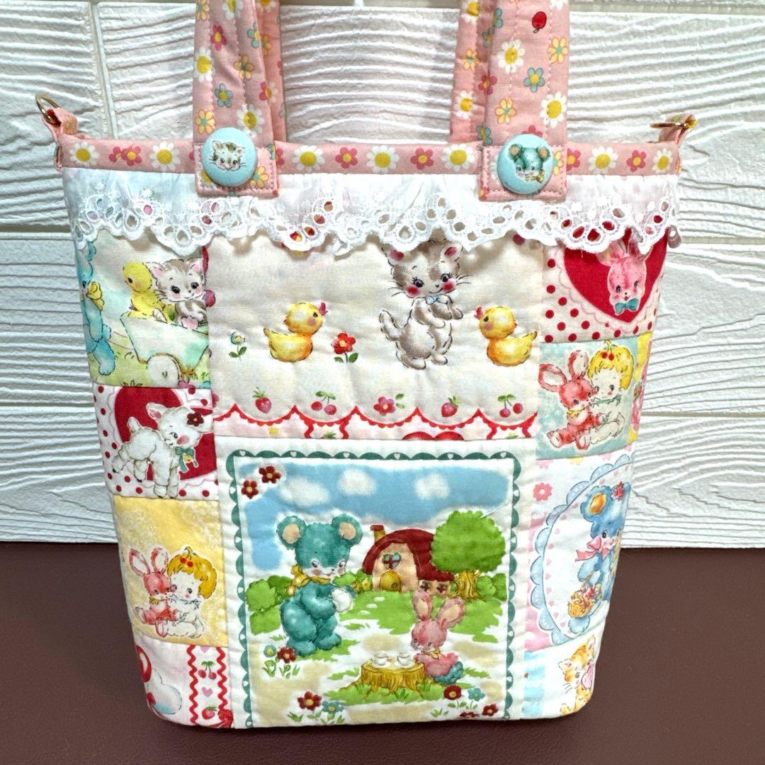 XXXXX様・パッチワークキルトトートバッグ・ハローベイビー