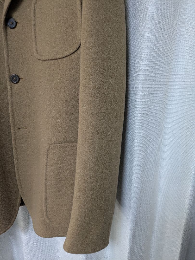 【JIL SANDER】ジルサンダー　キャメルテイラードカシミア＆ウール 46