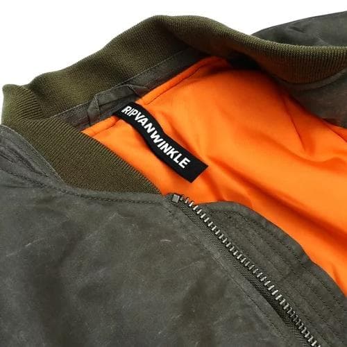 J04279 新品 22AW RIPVANWINKLE MA-1 ジャケット：L