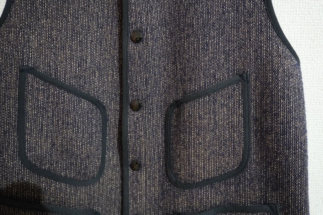 ANATOMICA BEACH CLOTH VEST ゴマ塩