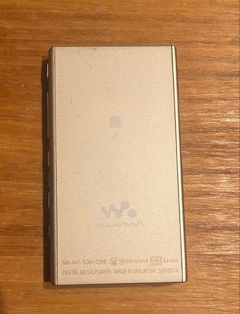 SONY ウォークマン NW-A47 64GB ペールゴールド ハイレゾ対応