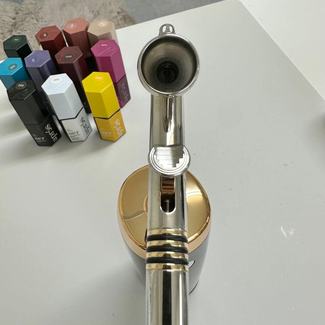 アプレ　apres エアブラシ Aer Gel マシン　カラーリキッド11色