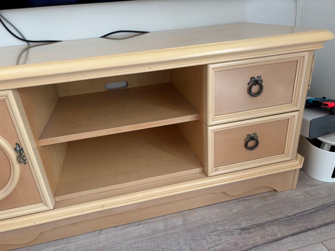 リンホーリン♡リボン♡テレビボード 美品 レア 大塚家具 収納 テレビ台