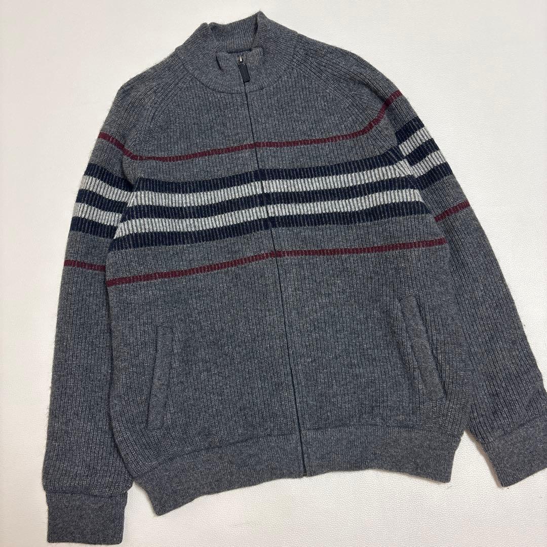 BURBERRY LONDON ウール アルパカ ドライバーズニット